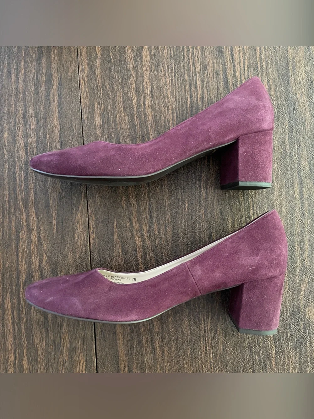 Cole Haan Fig Suede Block Heel Pumps